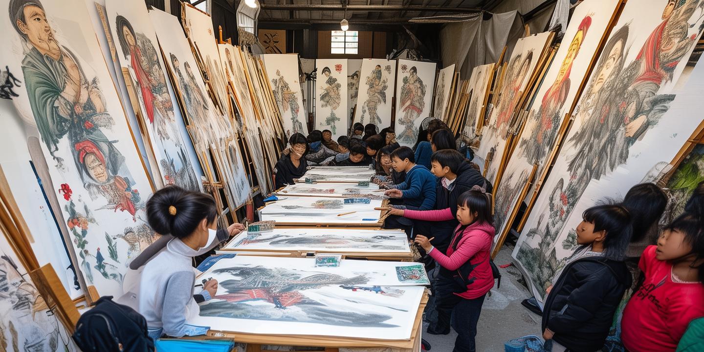 隆回滩头年画《五子登科》荣登国家级非遗名录，百年老店订单络绎不绝