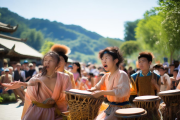 双清区渔鼓道情走进景区，传统说唱艺术吸引年轻观众