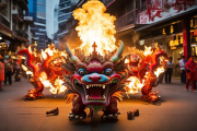 邵东市“火麒麟”舞动粤港澳，百年绝技成侨乡文化纽带