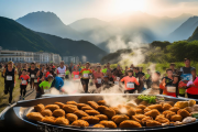 武冈云山美食马拉松开跑，边跑步边打卡卤味补给站，美食与运动完美融合！
