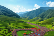 隆回花瑶“讨僚皈”节盛大启幕，全球首个梯田实景剧本杀同步上线，万人空巷共庆民族盛宴
