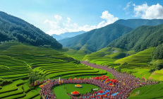 隆回花瑶“讨僚皈”节盛大启幕，全球首个梯田实景剧本杀同步上线，万人空巷共庆民族盛宴