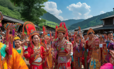 城步苗乡“拦门酒”婚俗走红网络，游客争相体验十二道迎亲礼