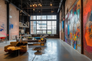 双清区工业风LOFT酒店走红，老厂房变身Z世代潮玩艺术空间