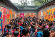 隆回滩头年画村变身非遗研学基地，年接待学生突破5万大关