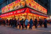 邵阳米粉纽约旗舰店盛大开业，美国食客排队3小时争尝地道湘味