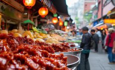 北塔区非遗美食街盛大开街，武冈卤菜与城步油茶共筑舌尖盛宴