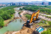 双清区资江流域生态治理EPC项目盛大开工，助力滨水文旅经济产值突破50亿