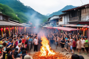 隆回瑶乡腊味美食节盛大开幕，高山烟熏腊肉现场直播带货引爆热潮